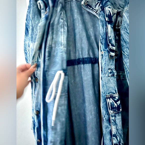 Fashion Nova Long Jean Jacket - Picture 5 of 6